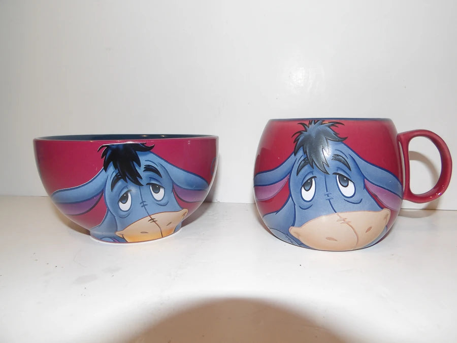 Disney - Eeyore - Barrel Mug and Bowl - Collectable Mug - Perfect Condition image 5