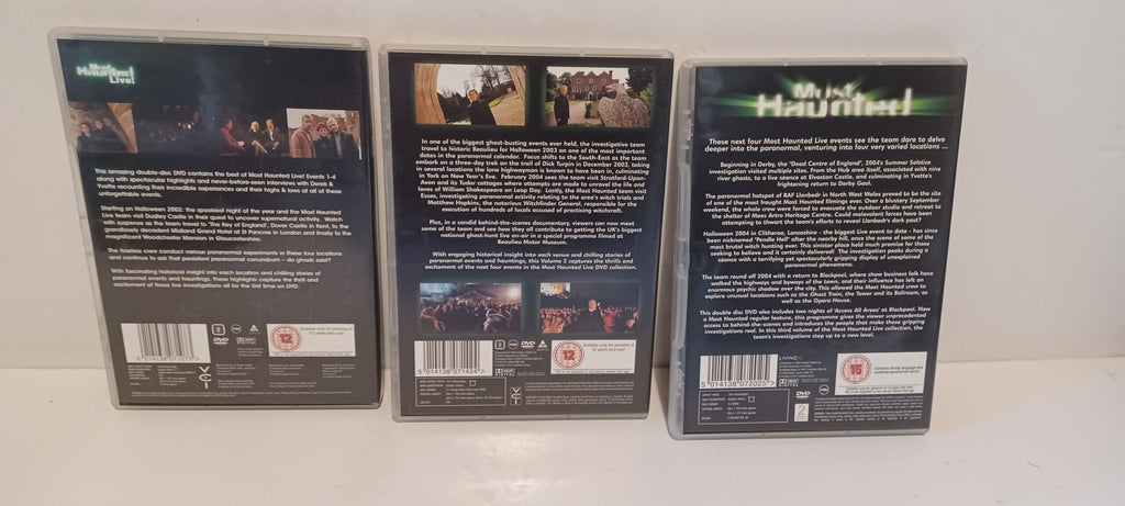Most Haunted Live | The Best Of Most Haunted | Volumes 1 to 3 | Yvette Fielding | DVD Boxsets | Retail Condition image 4
