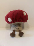 Jellycat Amuseable Mushroom Plush with label - Great Condition image 0