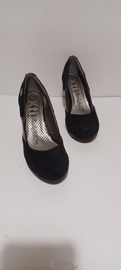 Xti - Sarraje- Strapless Heels - Black - Brand New image 8