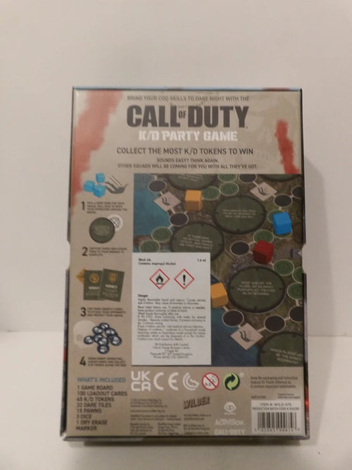 Call of Duty - K/D Party Games - Caputure Dares, Take Shot and Down Your Enemies - COD - Call of Duty Game - 3-5 Players - Ages 17+ - Great Condition image 1