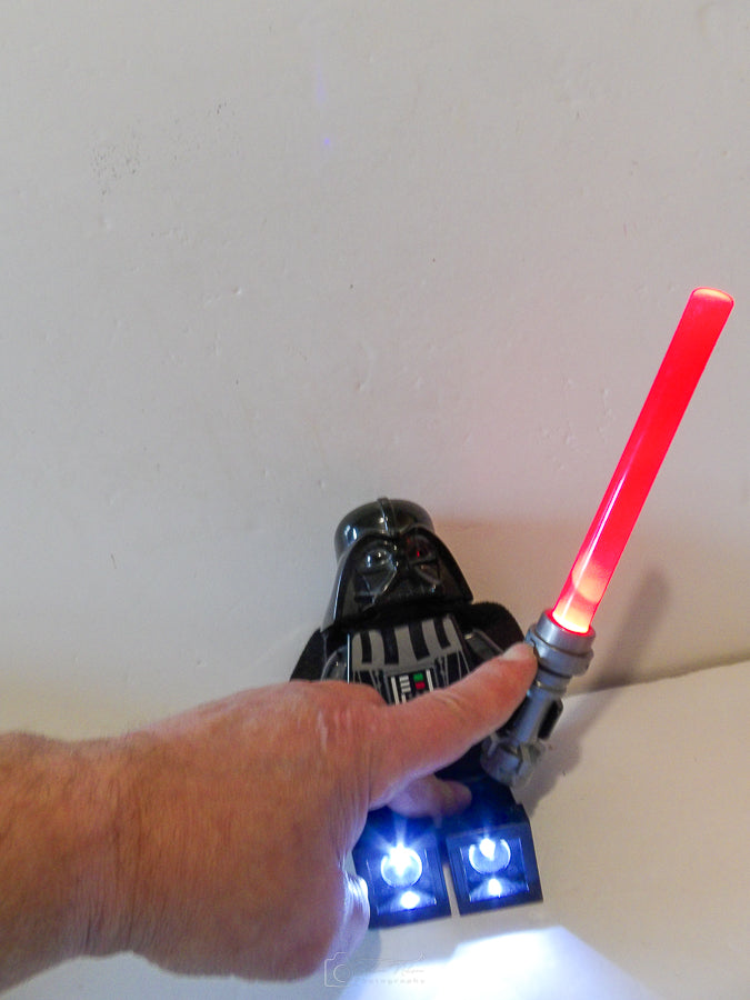 Lego - Star Wars - Darth Vader Torch Light and Lightsaber - 7.5″ Tall image 7