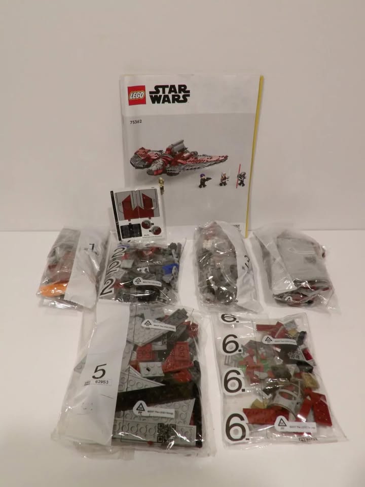 Lego - Star Wars - 75362 - Ahsoka Tano's T-6 Jedi Shuttle - Box Opened Ship Only image 0