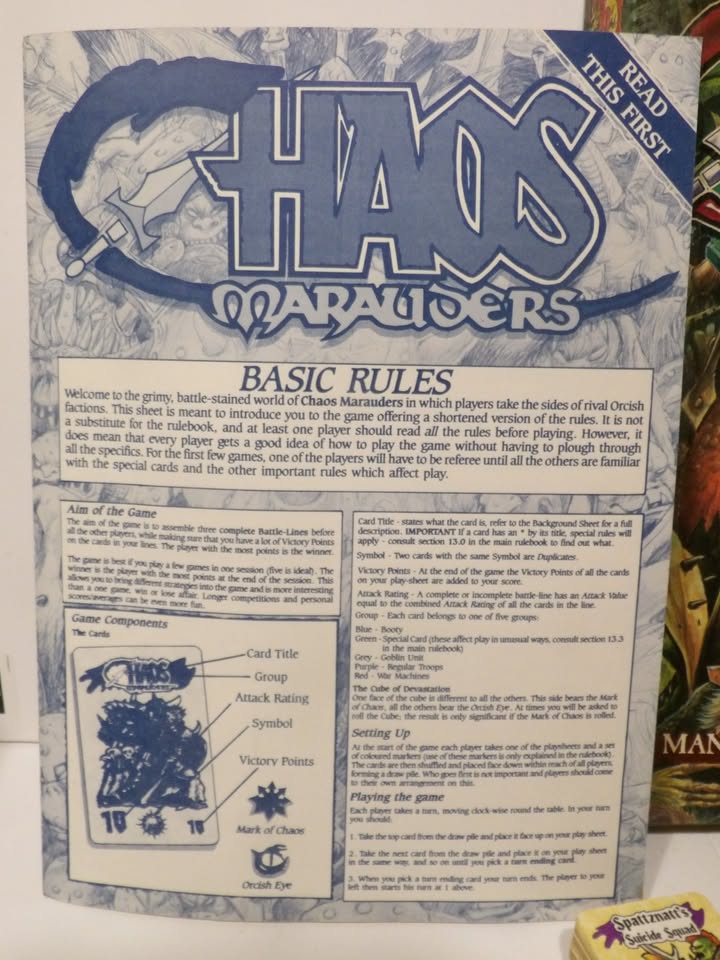 Chaos Marauders,  The Manic Game, Orcish Mayhem, Stephen Hand, Games Workshop, image 4