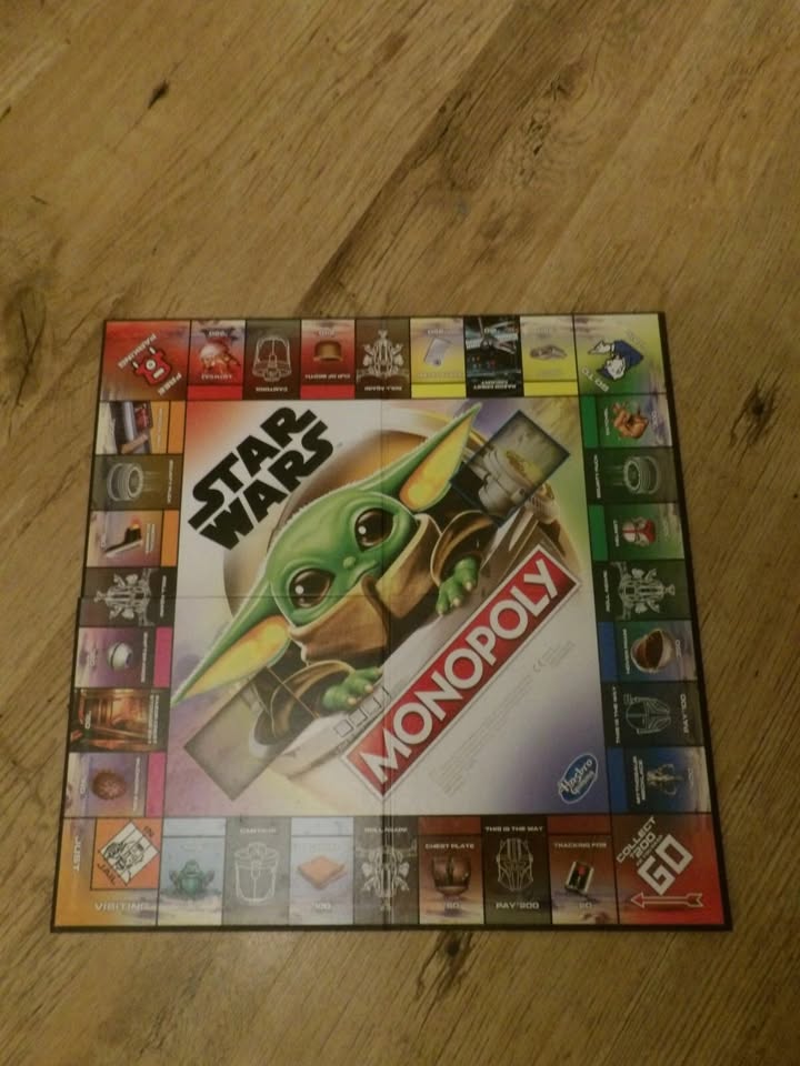 Star Wars Mandalorian Monopoly Board Game - Hasbro - Christmas Family Fun image 5