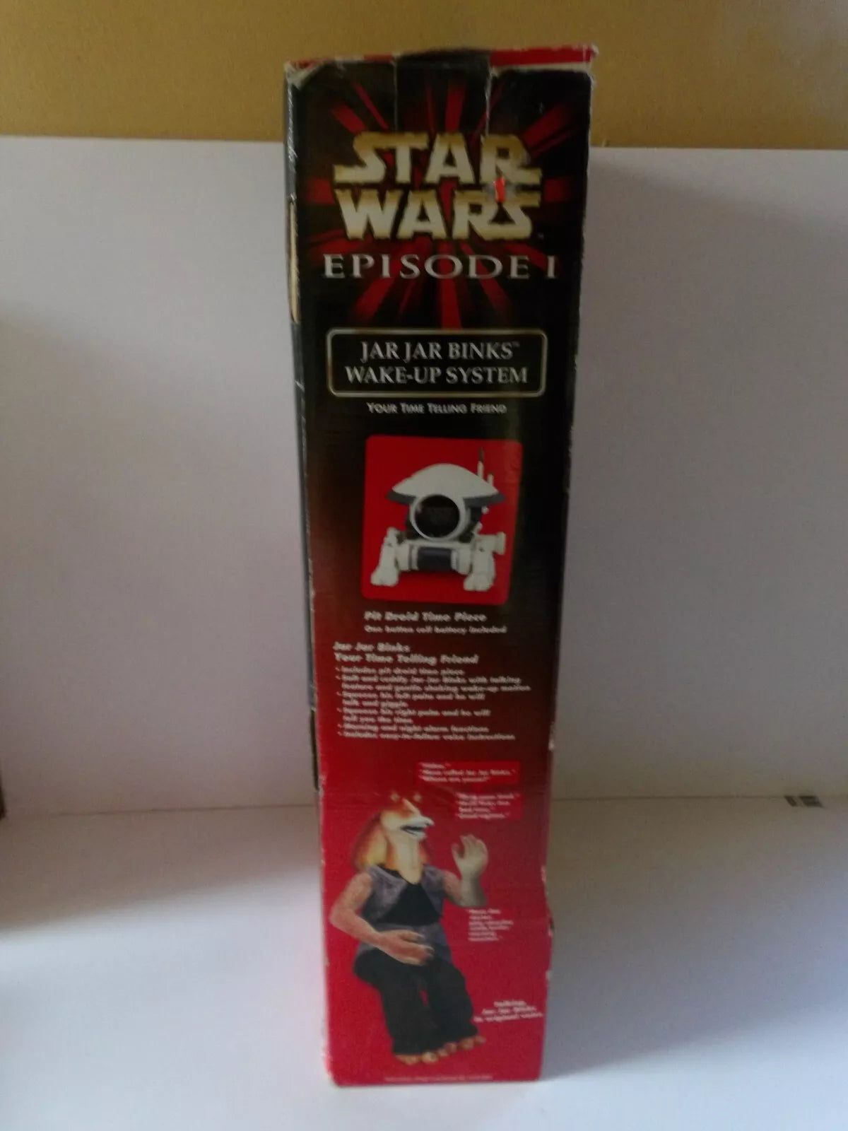 UK Rare - Jar Jar Binks Wake Up System Figure Pit Droid Star Wars, Episode 1 image 2
