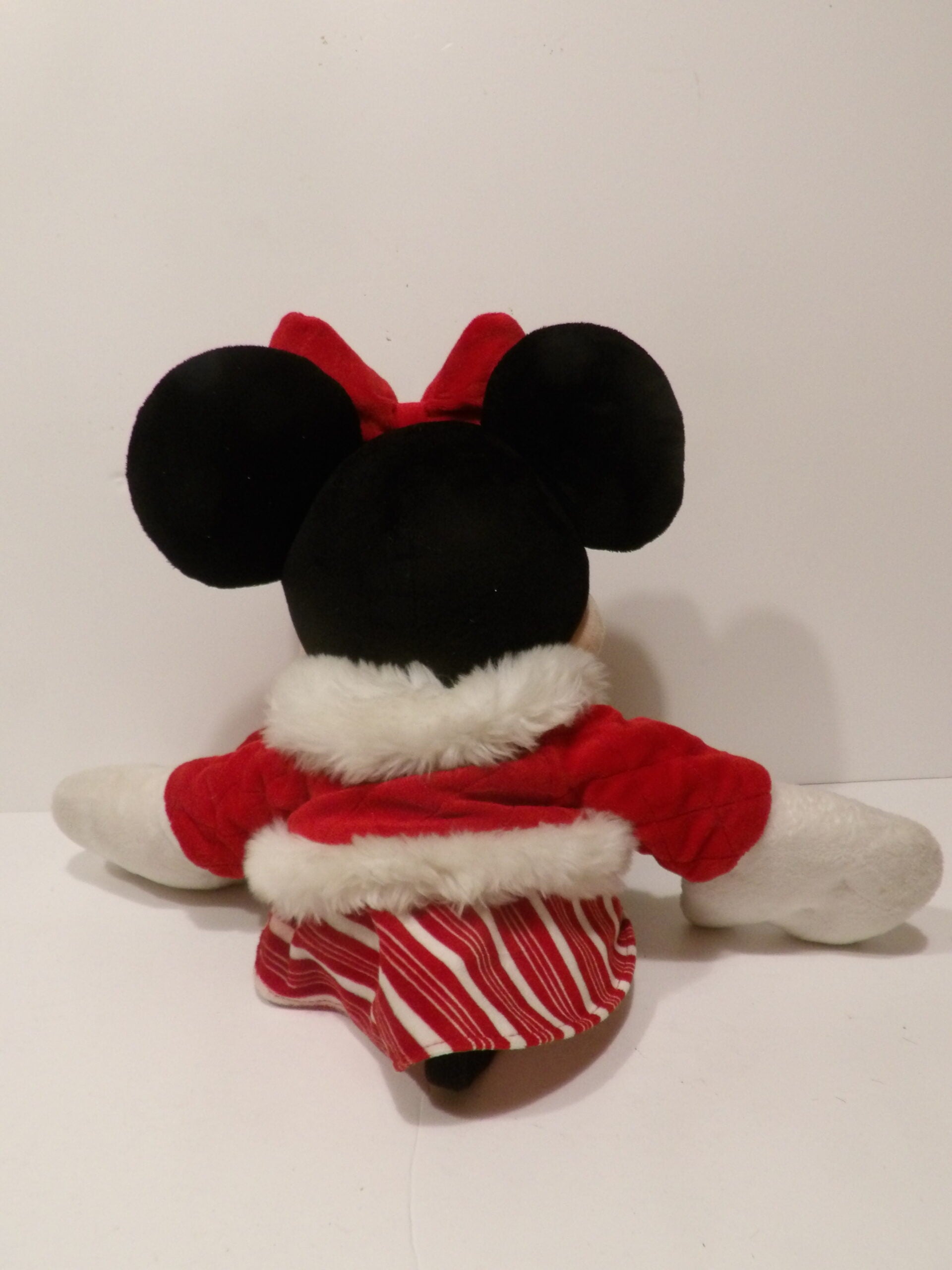 Disney Store Christmas Minnie Mouse Soft Toy Plush, 16" 2010 image 2
