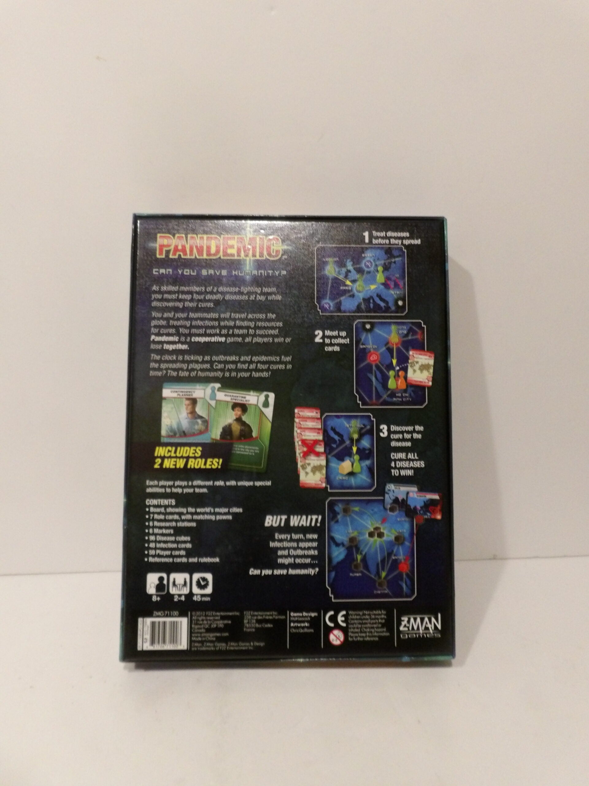 Pandemic 2013 Board Game 2nd Edition With Characters - Great Unused Condition image 1