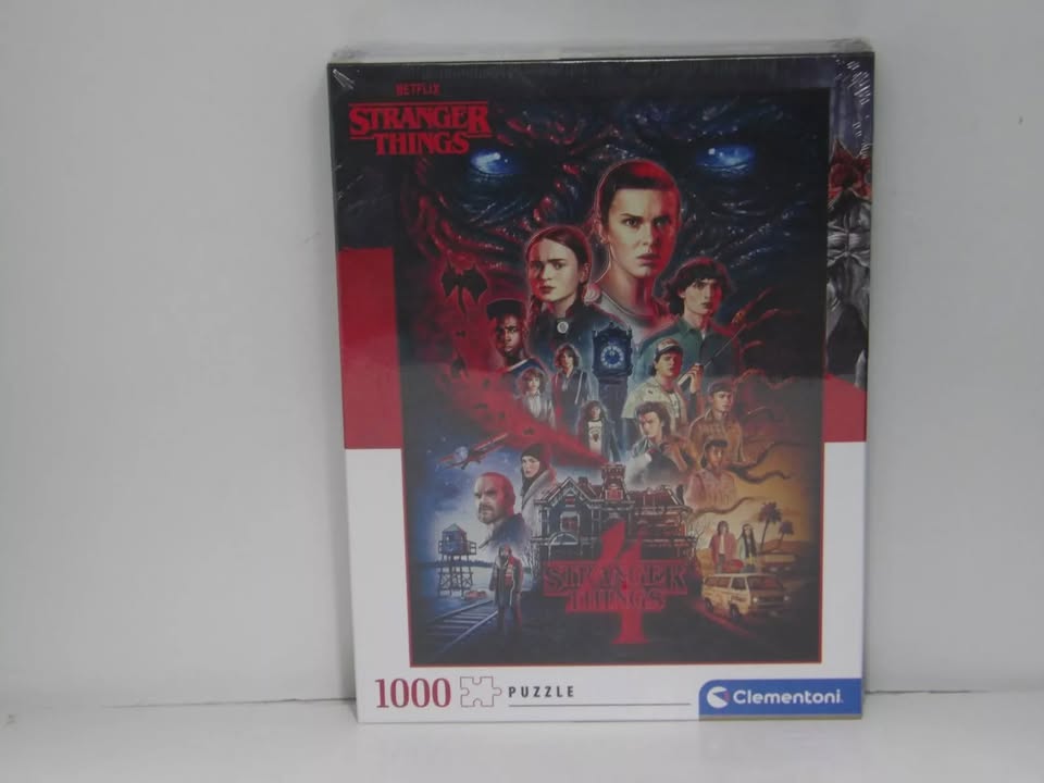 Clementoni Stranger Things - 1000 Adult Pieces, Netflix-Made in Italy Jigsaw image 0
