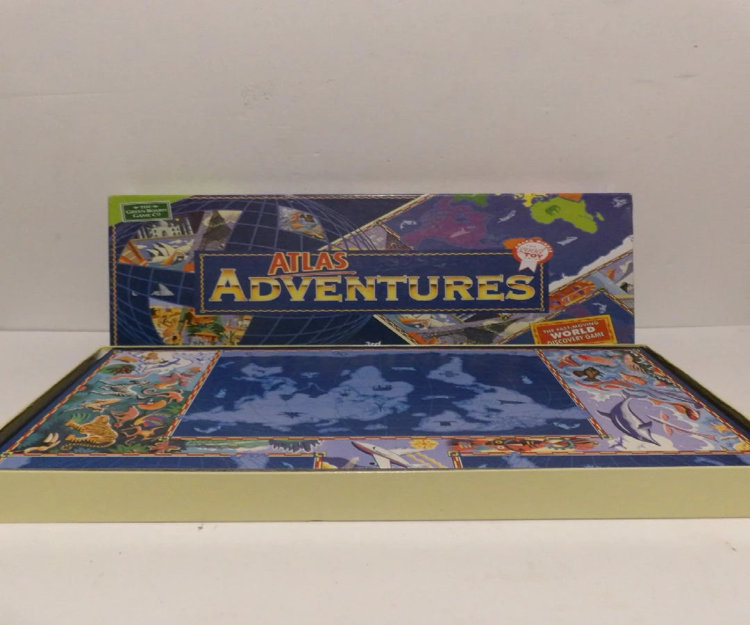 Atlas Adventures - 1996 - The Green Board Game Co - Contents Like New image 1
