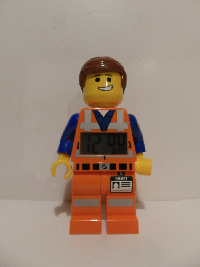 The Lego Movie | EMMET | Alarm Clock | Minifigure Rare & Retired 2014 image 0