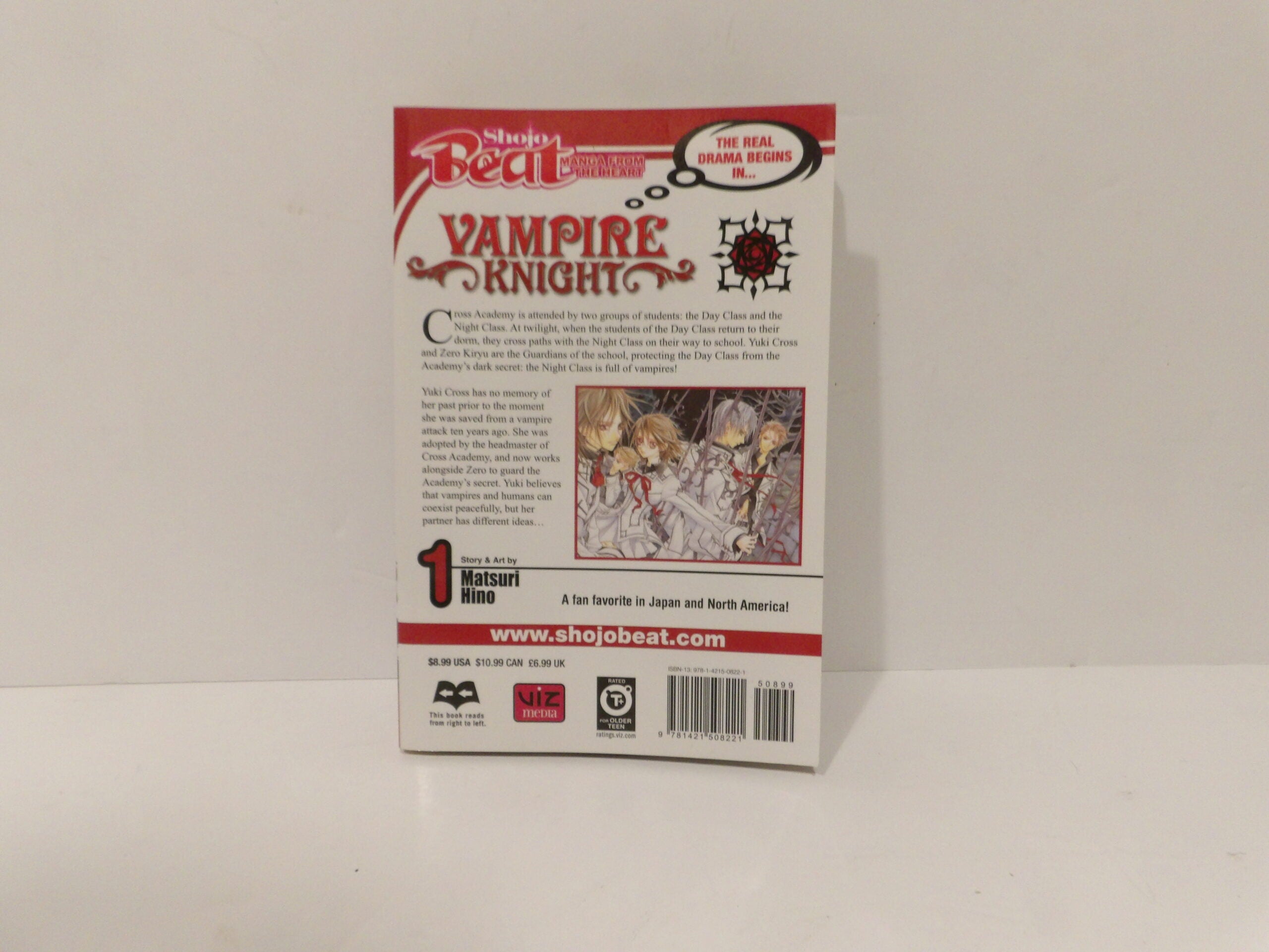 Vampire Knight volume 1 By Matsuri Hino _ Shojo Beat Manga - Great Condition image 1
