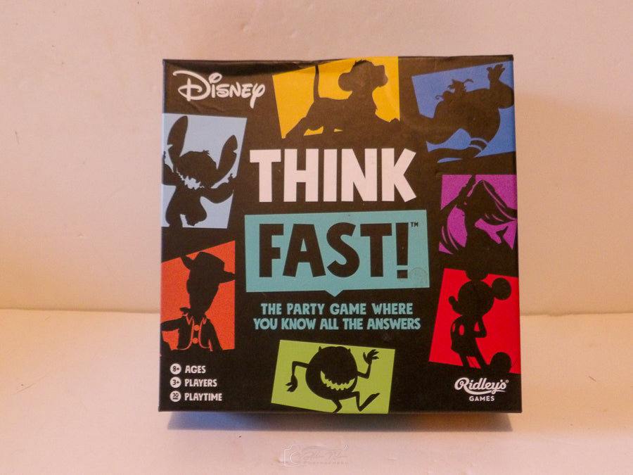 Disney - Think Fast - Disney Edition - Ridley's - Card Quiz Game - Great Condition image 0