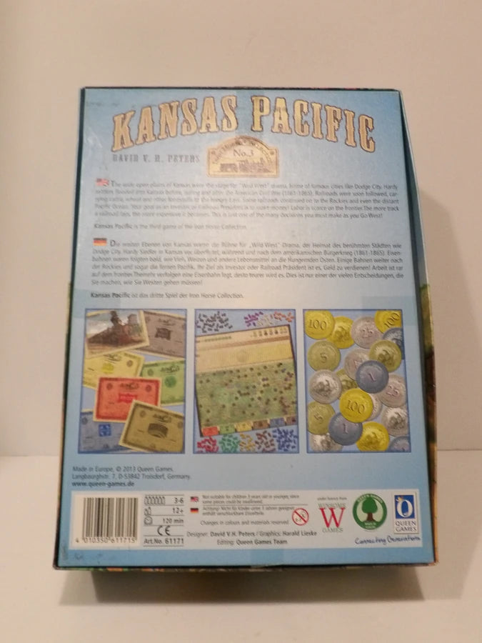 Winsome Games - Kansas Pacific - John Bohrer - Tactical train game - Great Condition image 1