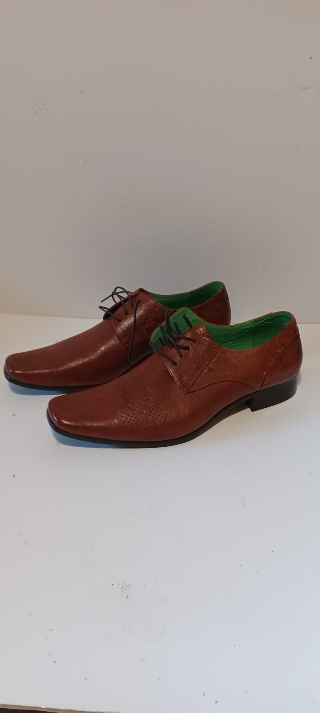 Front - Romford - Mens Shoes - Tan - Brand New image 5