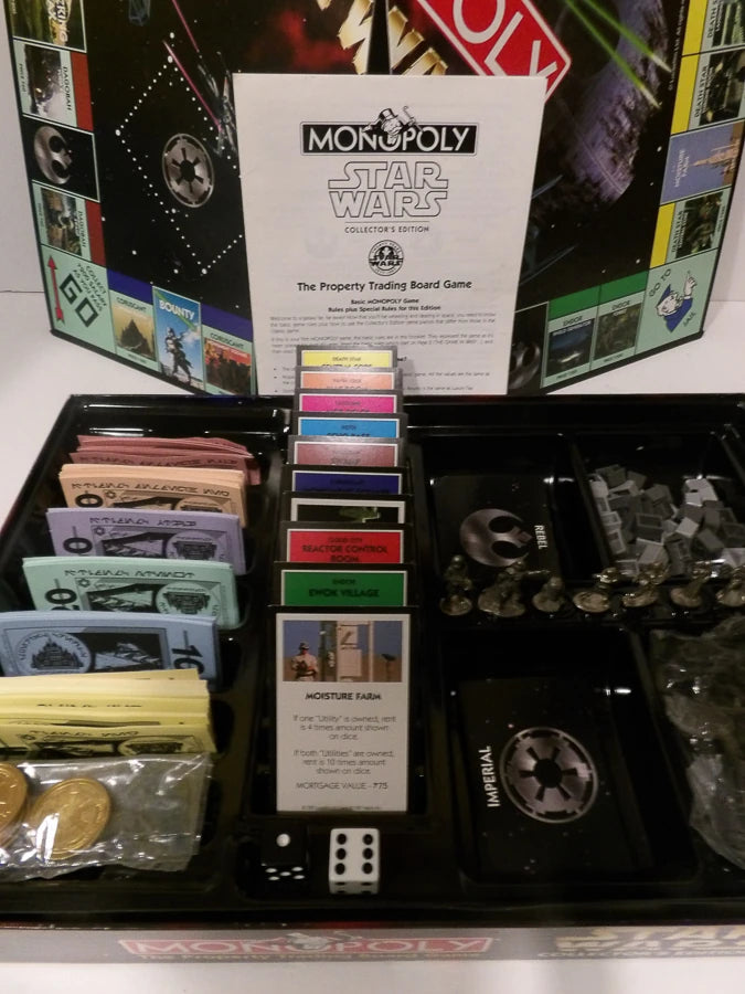 Monopoly - Star Wars - Limited Collector's Edition - 1997 - Great Condition image 4