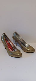 Xti - Zapato - Glitter - Gold - Heels - Brand New - 6/39, Gold image