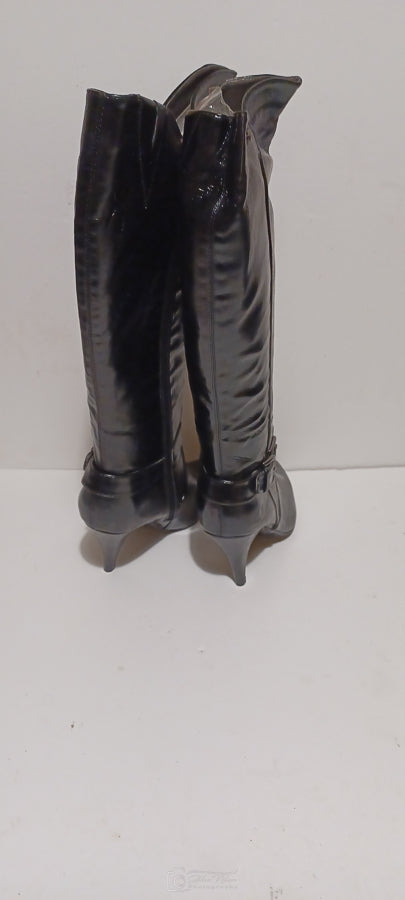 Xti - Sundry - Knee Boot - Ankle Buckle - Black - Brand New image 6