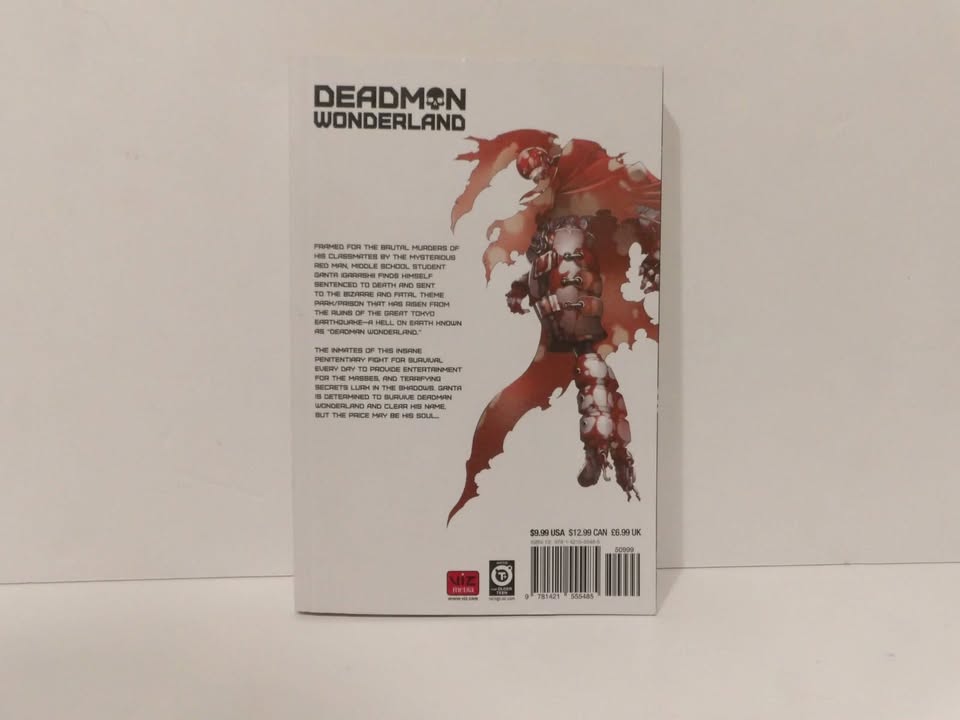 Deadman Wonderland Volume 1 By Jinsei Kataoka - Viz Media - Kazuma Kondou image 1