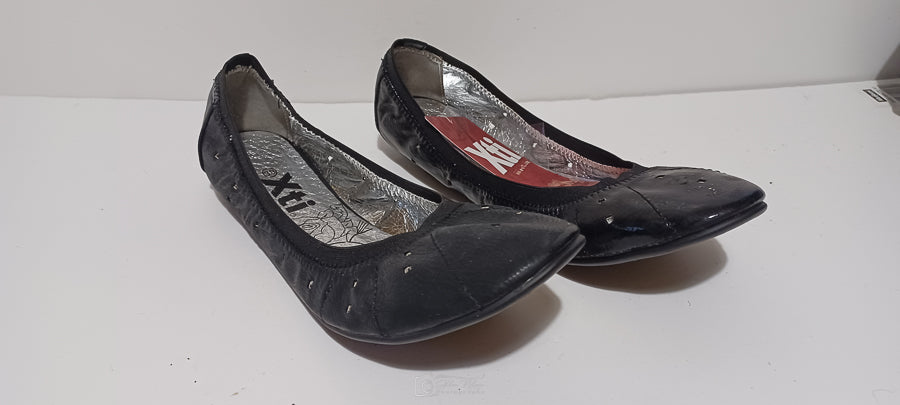Xti - Zapato - Flat Shoes - Black - Brand New image 0