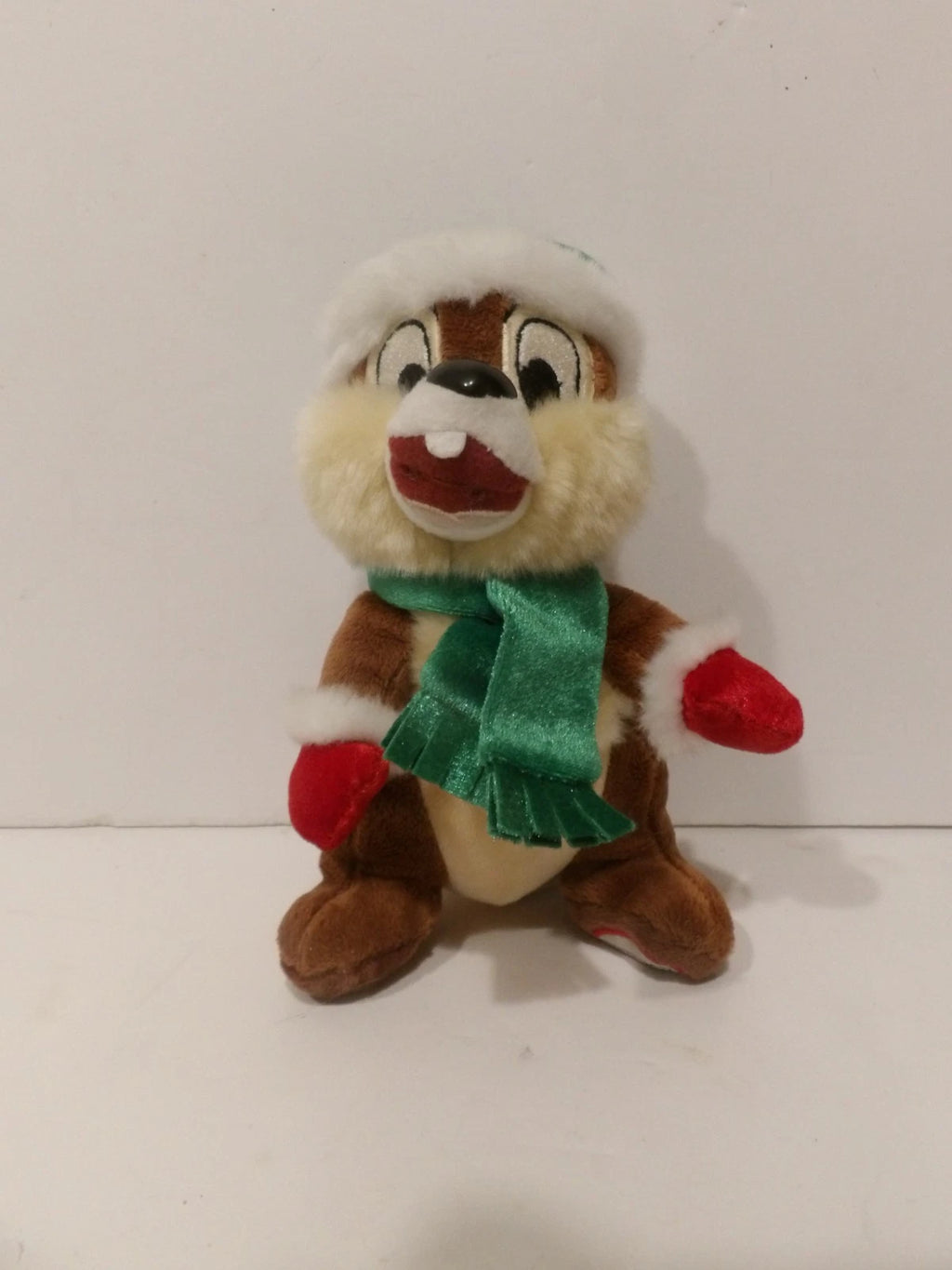 Disney Parks Chip and Dale 8" Christmas Plush Stuffed Animals 2008 image 0