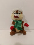 Disney Parks Chip and Dale 8" Christmas Plush Stuffed Animals 2008 image 0