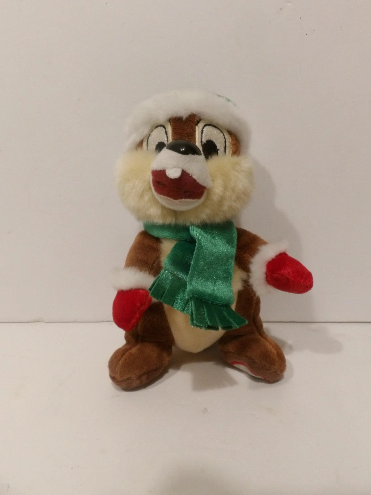 Disney Parks Chip and Dale 8" Christmas Plush Stuffed Animals 2008 image 0