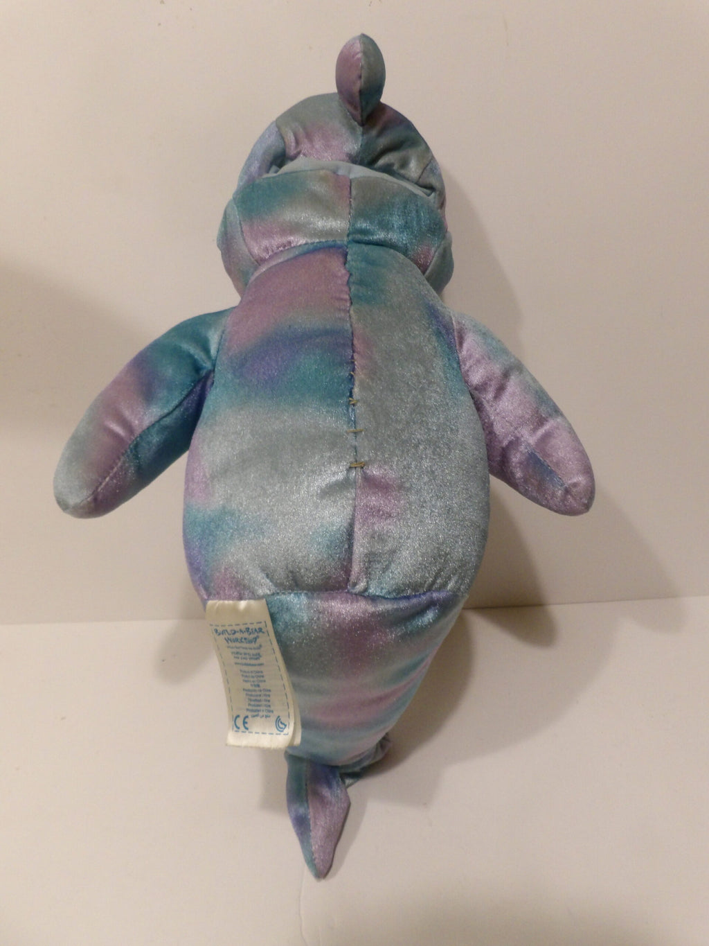 Build a Bear Dolphin Plush Soft Toy, BAB - Hand Puppet Blue & Purple Shiny - No Voice image 6