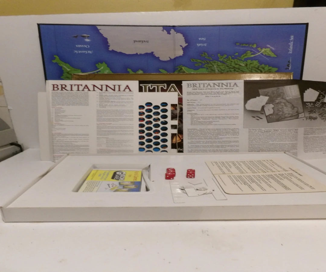 RARE - Vintage Britannia - Strategy Board Game - 1st Edition - Gibson Games - 1986 - Great Condition image 8