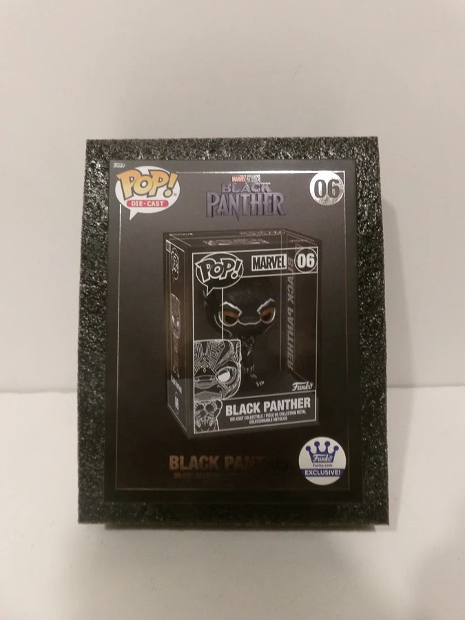 RARE - Funko Pop! | Exclusive 06 | Die Cast | Black Panther | Brand New Sealed image 1