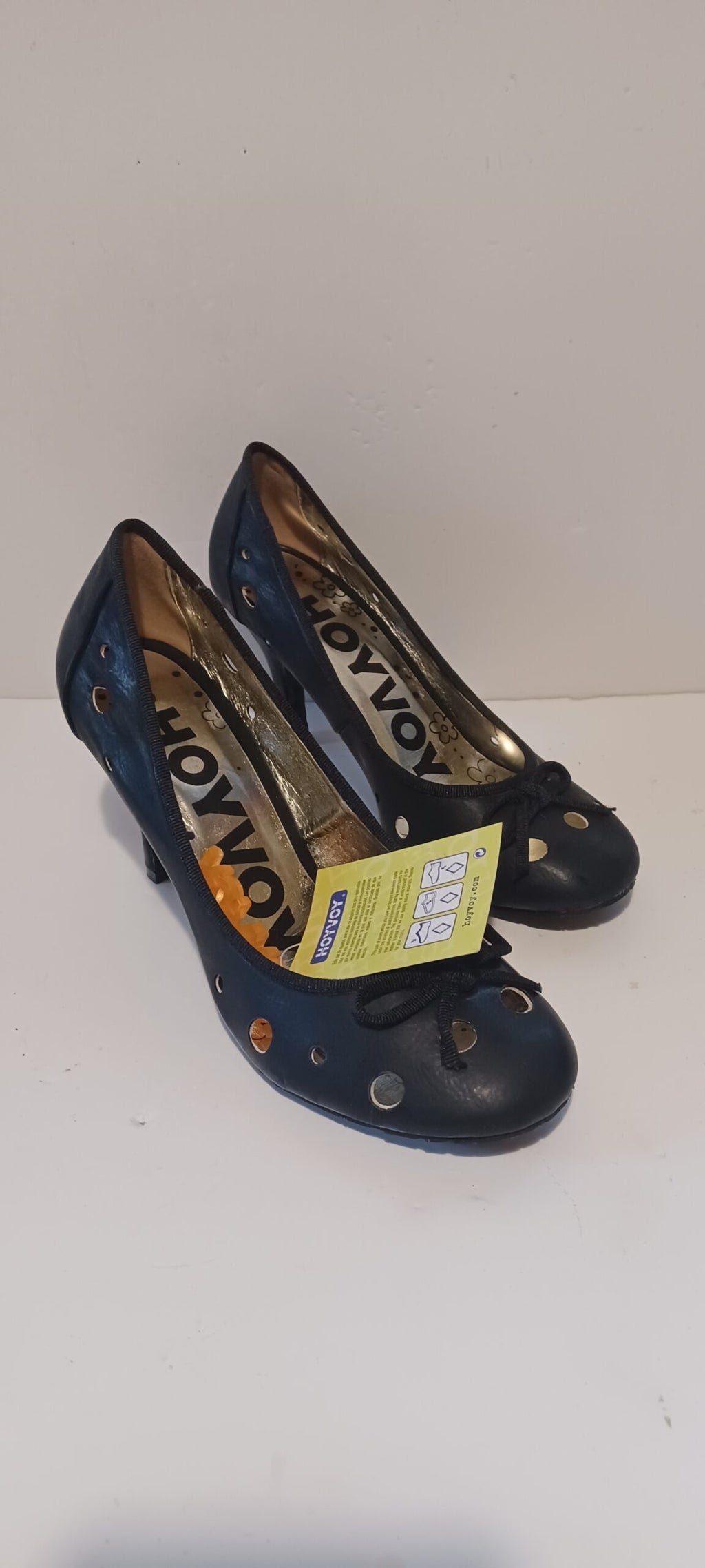 Hoyvoy - Heels and Bows - Strapless - Black - Brand New - 7/40, Black image
