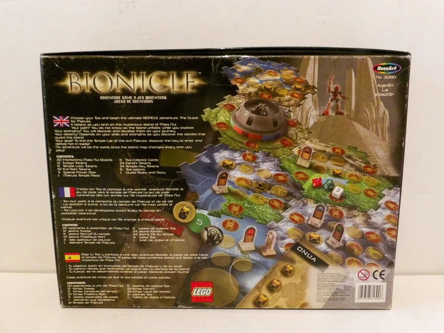 Lego - Bionicle - Board Game - Quest for Makuta Roseart - 31390 - 2001 - Great Condition image 5