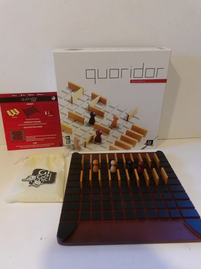 Gigamic - Quoridor Classic - Board Game - Ages 8+ - 2 - 4 Players - 2014 - As New Condition image 6