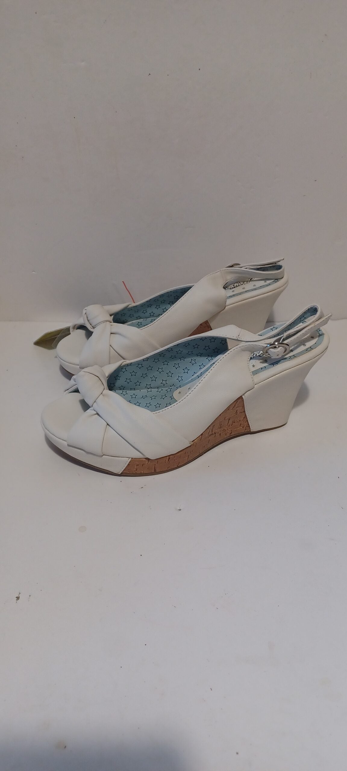 Hoyvoy - Sandalia - Heel Strap - Toeless - White - Brand New image 5