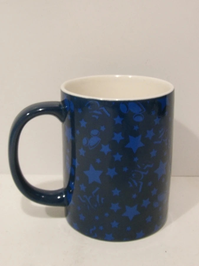 Disneyland Resort - Blue - 2014 - Mug - Fantasia Mickey - Mickey's Wheel & Castle - Perfect Condition image 3