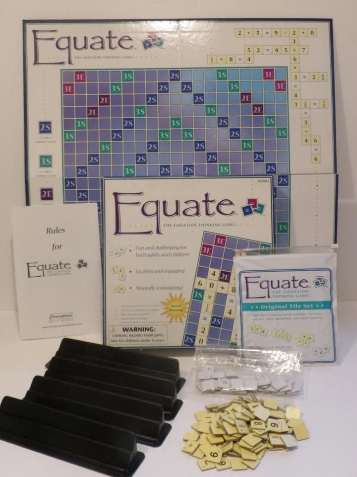 Equate The Equation Thinking Maths Board Game Educational & Fun Unused Condition image 0