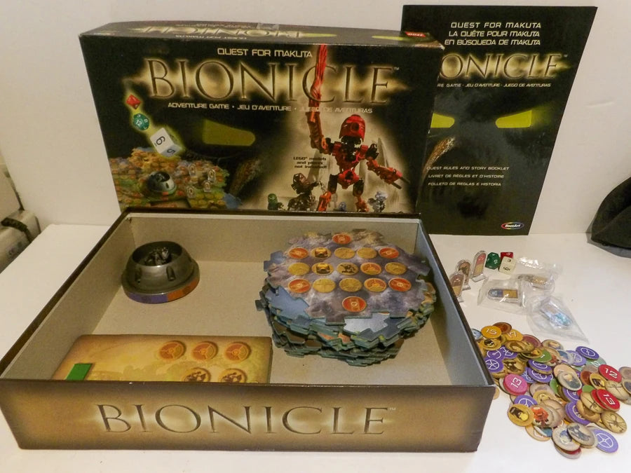Lego - Bionicle - Board Game - Quest for Makuta Roseart - 31390 - 2001 - Great Condition image 4