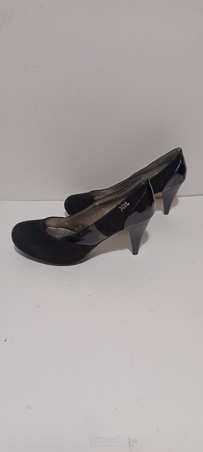 Xti - Sarraje- Strapless Heels - Black - Brand New image 3
