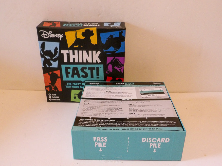 Disney - Think Fast - Disney Edition - Ridley's - Card Quiz Game - Great Condition image 2