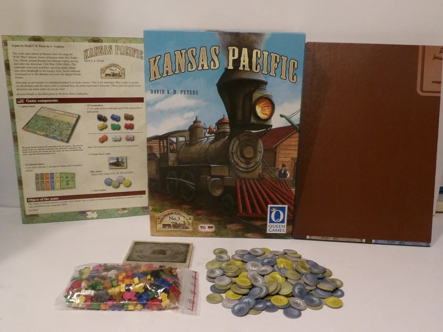 Winsome Games - Kansas Pacific - John Bohrer - Tactical train game - Great Condition image 7