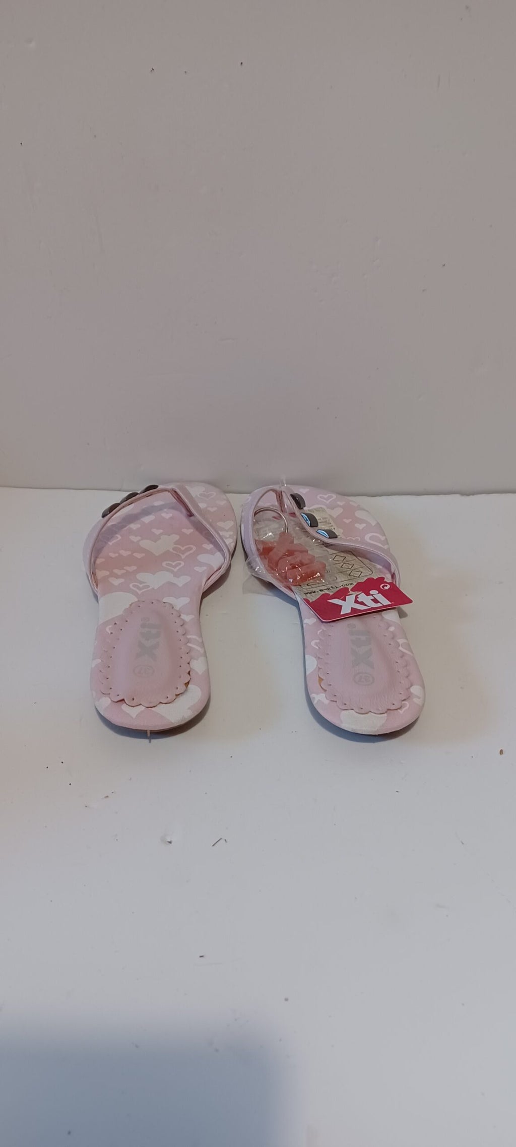 Xti - Sandlea - Ladies Flip Flops - Strap Decore - Pink - Brand New image 2