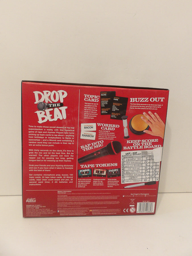 Drop The Beat - The Original Rap Party Game - Great Well Stored Condition image 2