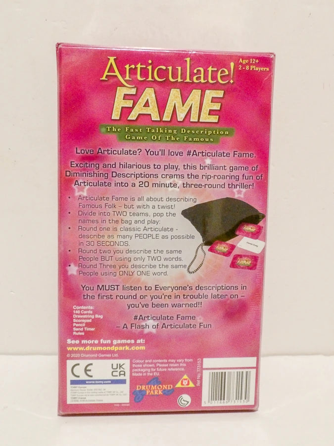 Articulate! - FAME Edition - Fast Talking Description Game - Brand New Sealed image 1