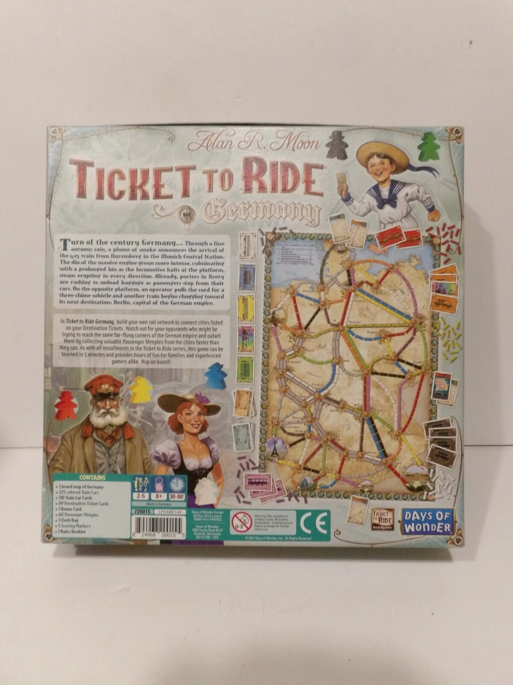 Rare - Ticket to Ride Germany | Days of Wonder 2017 - English - Great Condition image 1