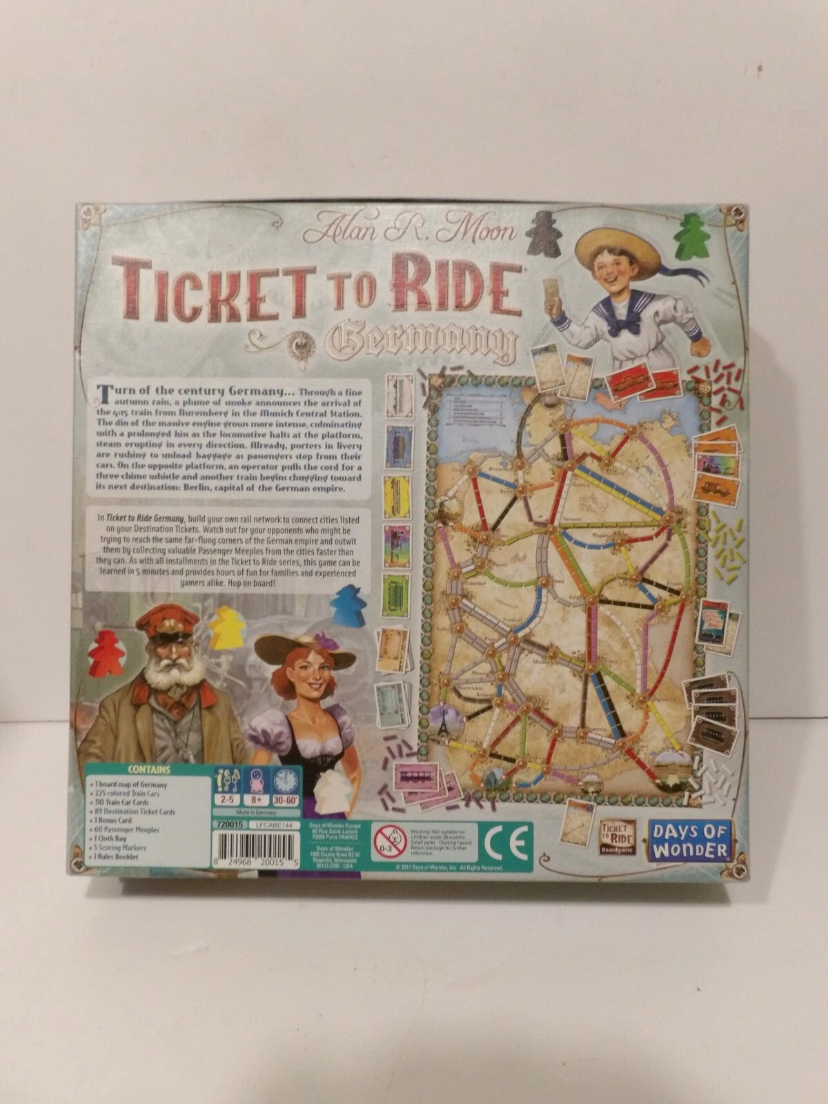 Rare - Ticket to Ride Germany | Days of Wonder 2017 - English - Great Condition image 1