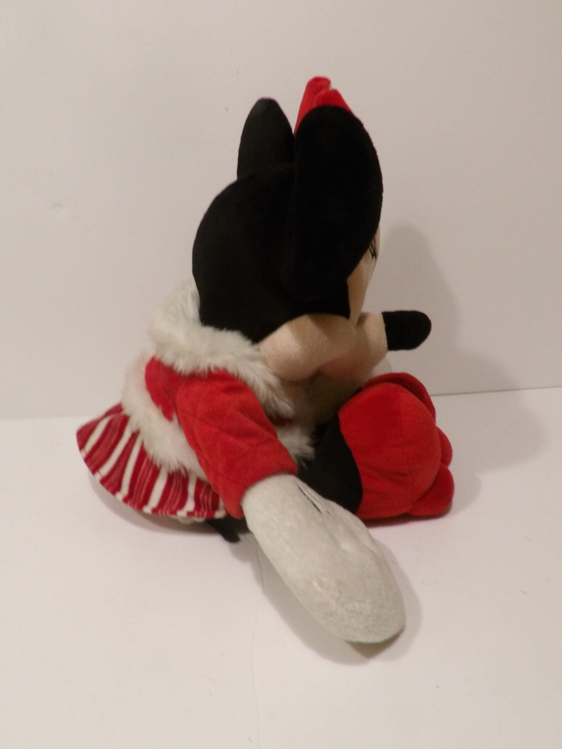 Disney Store Christmas Minnie Mouse Soft Toy Plush, 16" 2010 image 1