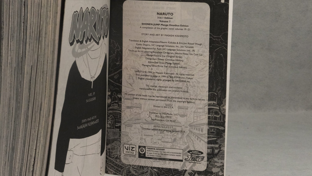 Naruto (3-in-1 Edition), Vol. 7 Includes vols image 3