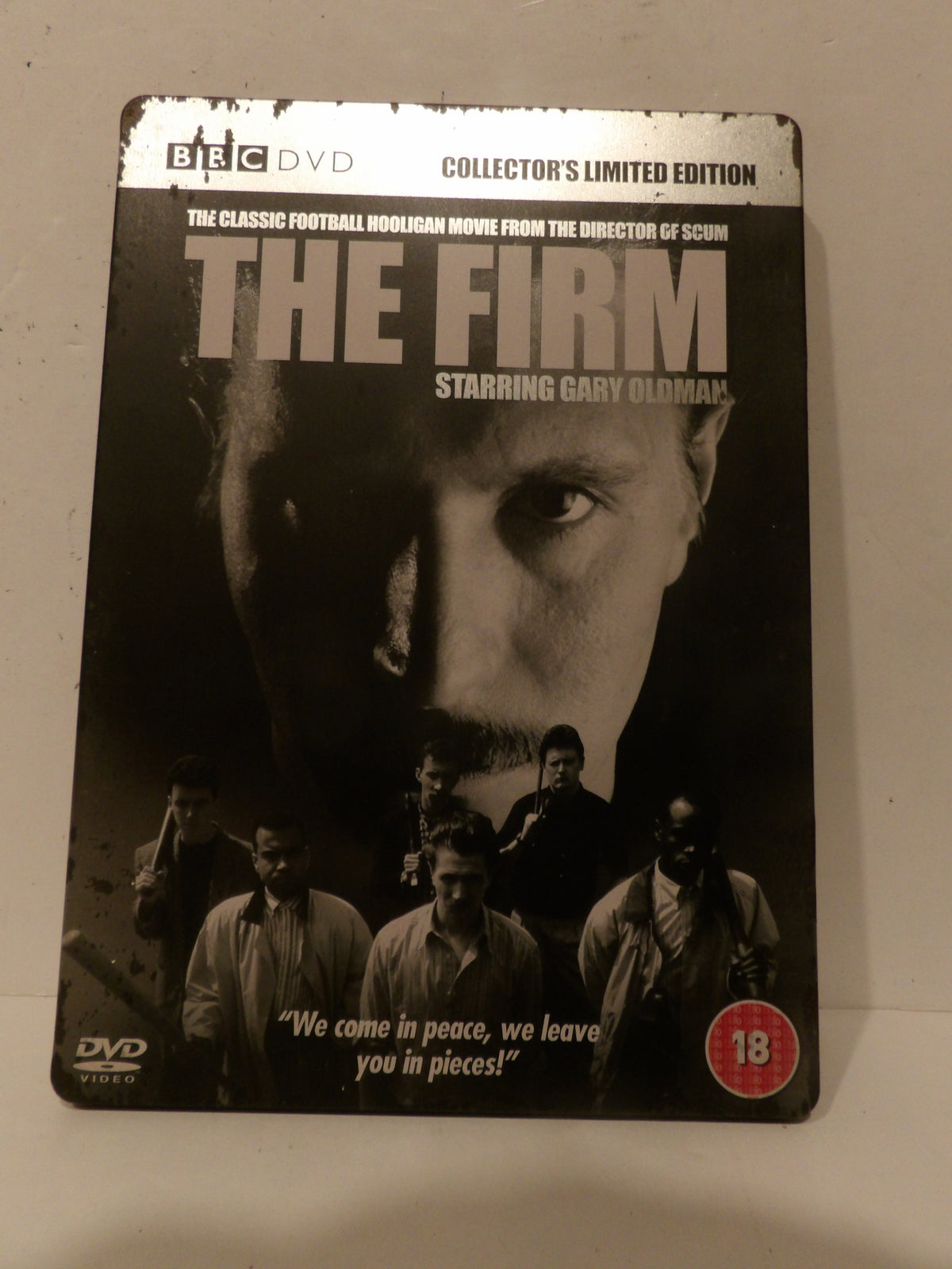 The Firm Collector's Limited Edition DVD movie cover, featuring a black and white design with the title in large white letters and a BBC logo at the top.