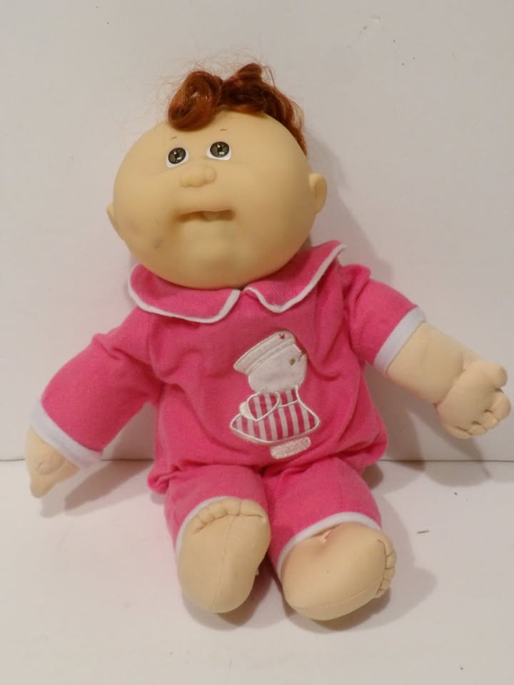 VINTAGE 1978-1988 Sipping Kid - Cabbage Patch Doll / Ginger Tuft Hair image 0