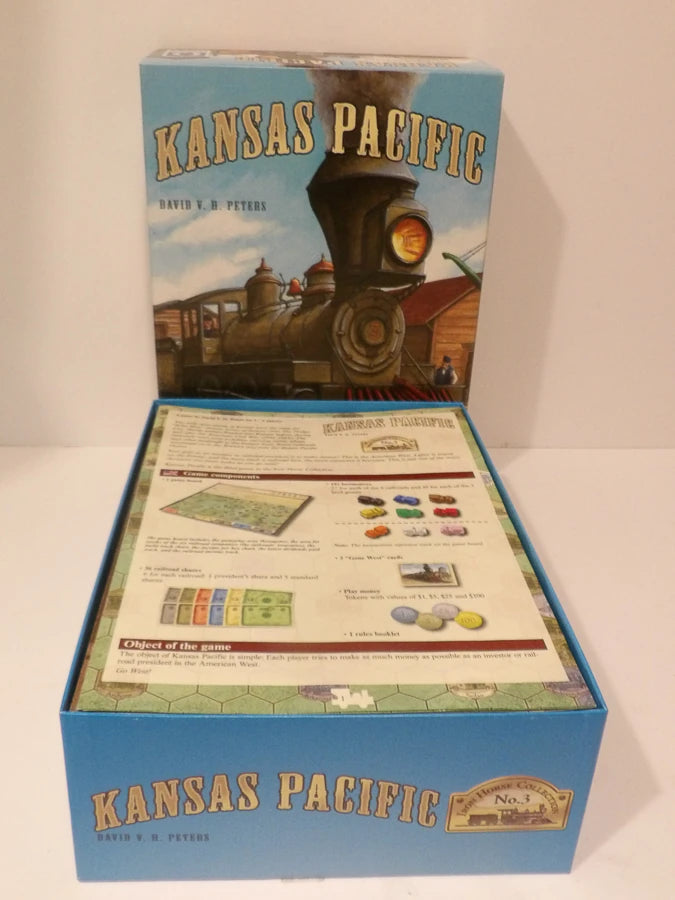Winsome Games - Kansas Pacific - John Bohrer - Tactical train game - Great Condition image 2